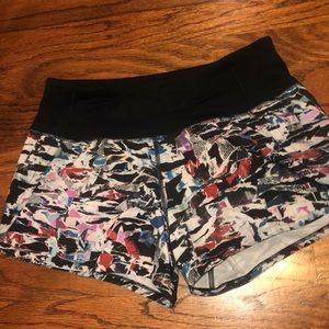 Lululemon special patterned shorts